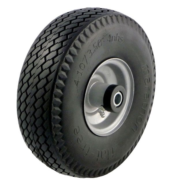 10in Hand Truck Caster Tire-4in Hub