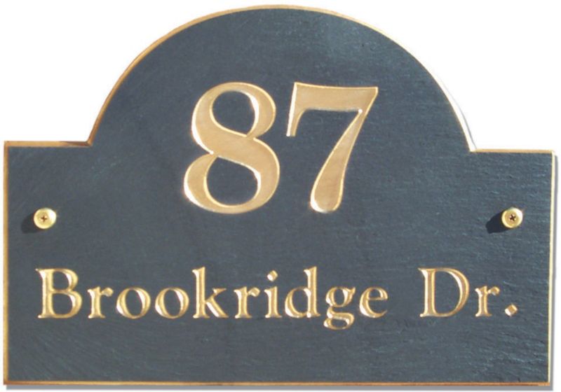 Slate Arch Plaque