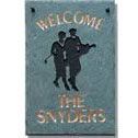Golfers Personalized Welcome Plaque