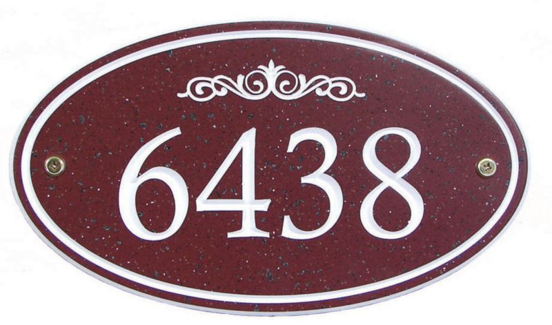 Oval Avonite Plaque