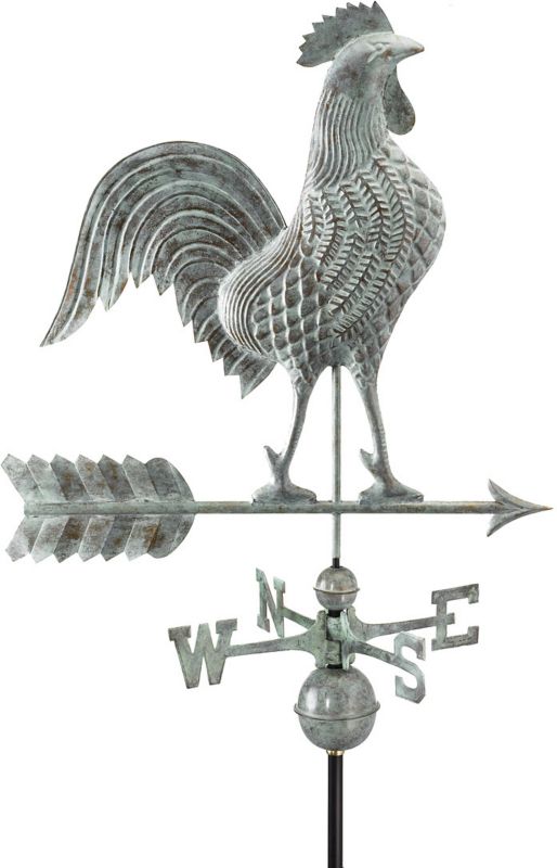 27in Rooster Weathervane Copper