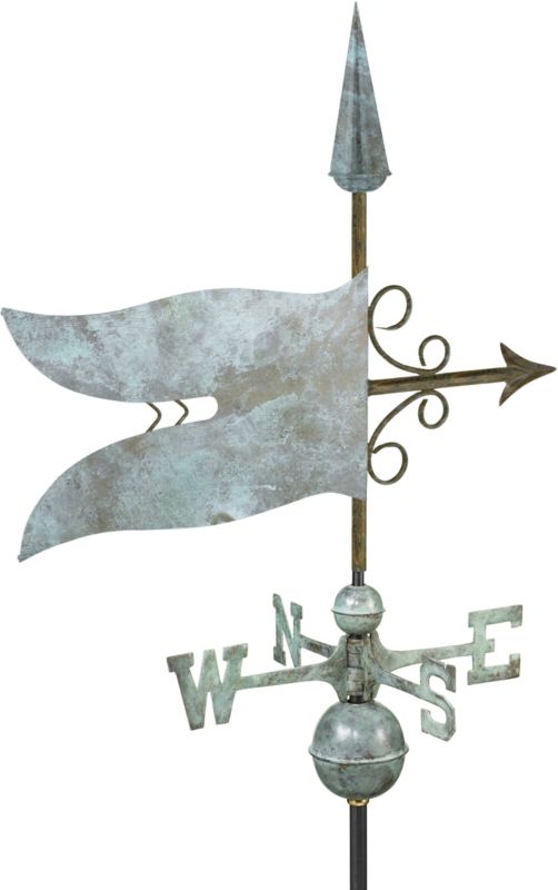 Banner Weathervane Copper