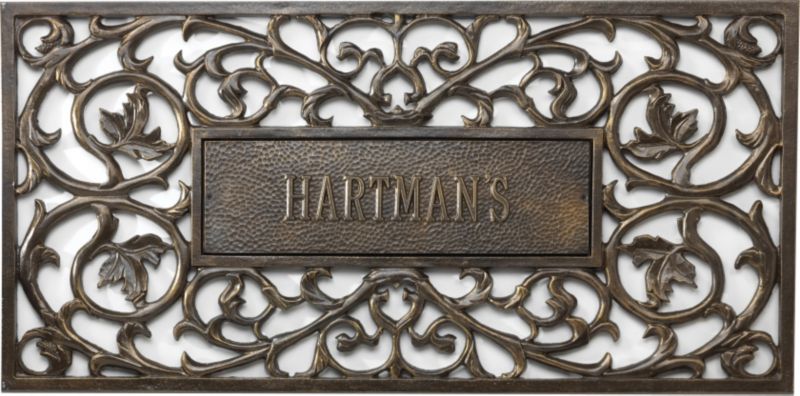 Filigris Doormat French Bronze