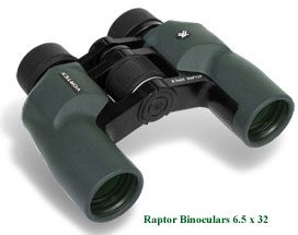 Raptor Binoculars 6.5 x 32