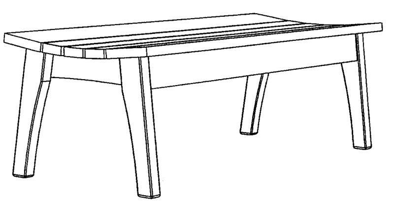 Three Seat Bench