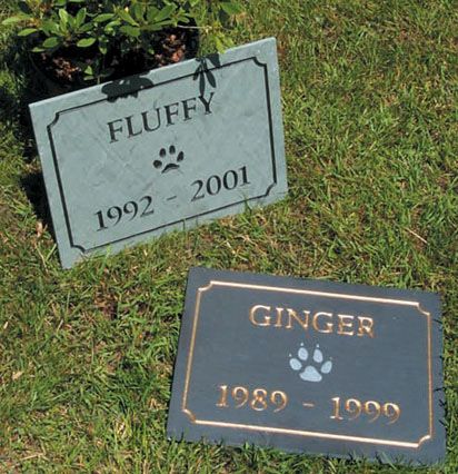 Pet Memorial Slate Marker