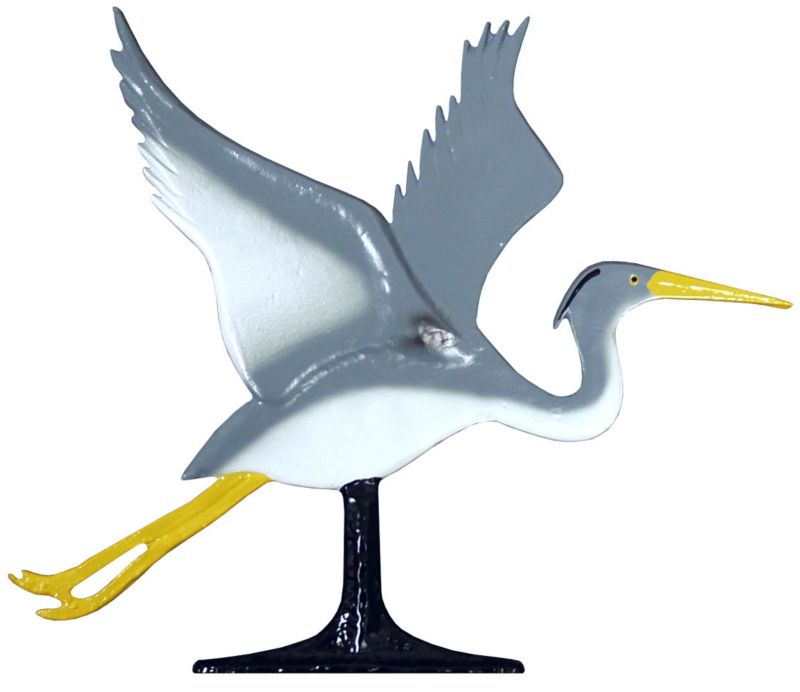 Blue Heron Weathervane Garden Black