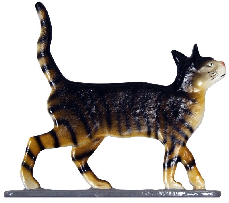 Cat Standing Weathervane Garden Color