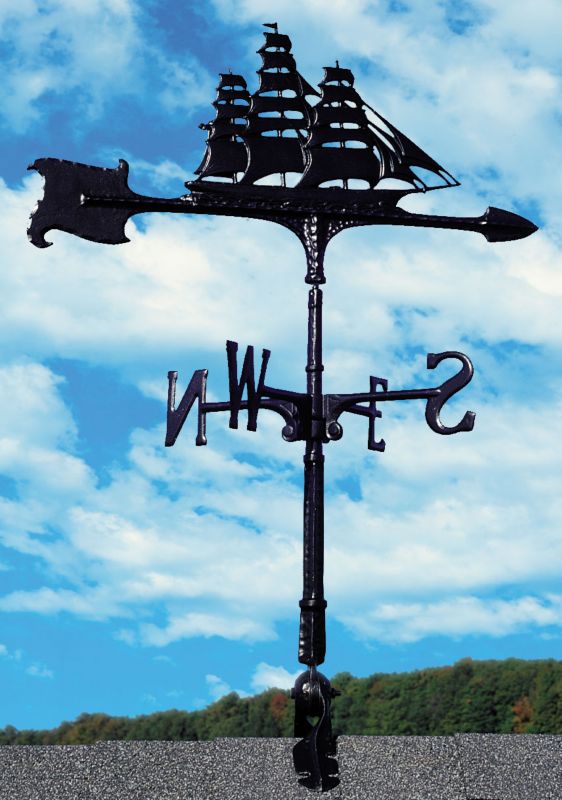 Clipper Accent Weathervane Black