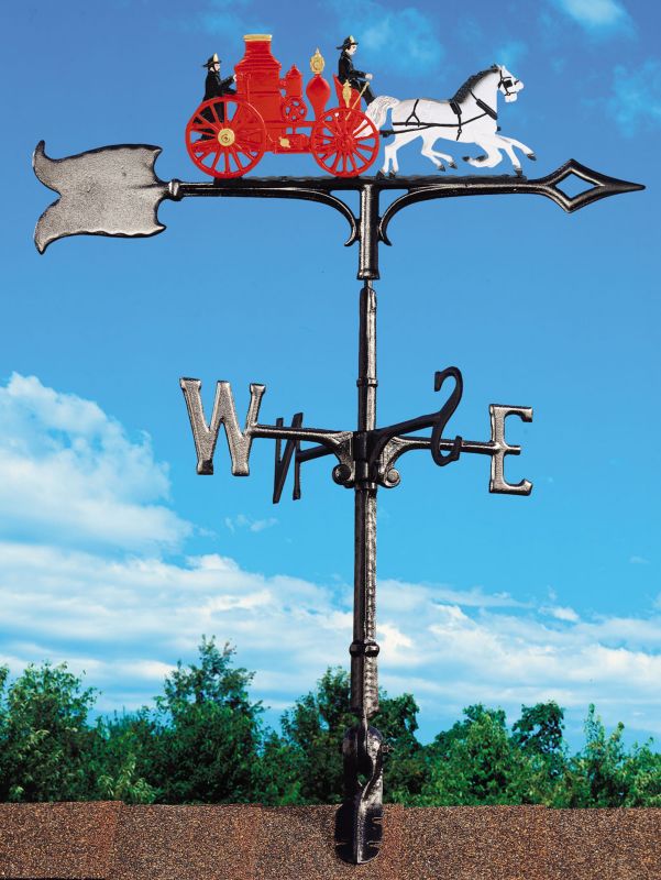 Fire Wagon Weathervane 30in
