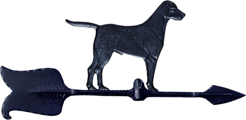 Retriever Accent Weathervane 24in Black