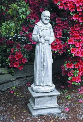 Padre Pio Cast Stone
