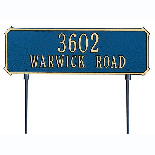 Two-Sided Rectangle Plaque