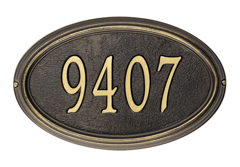 Concord Oval Plaque