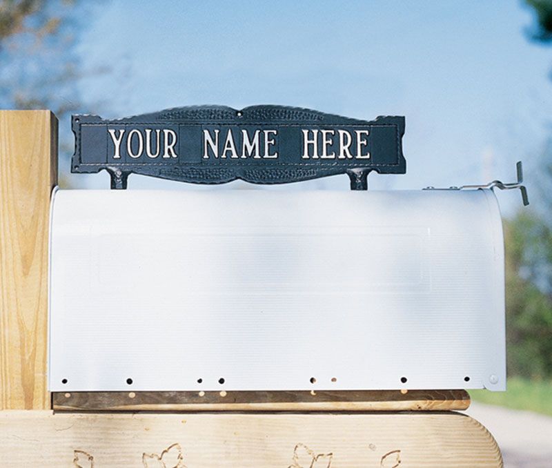 Two-sided Mailbox Topper