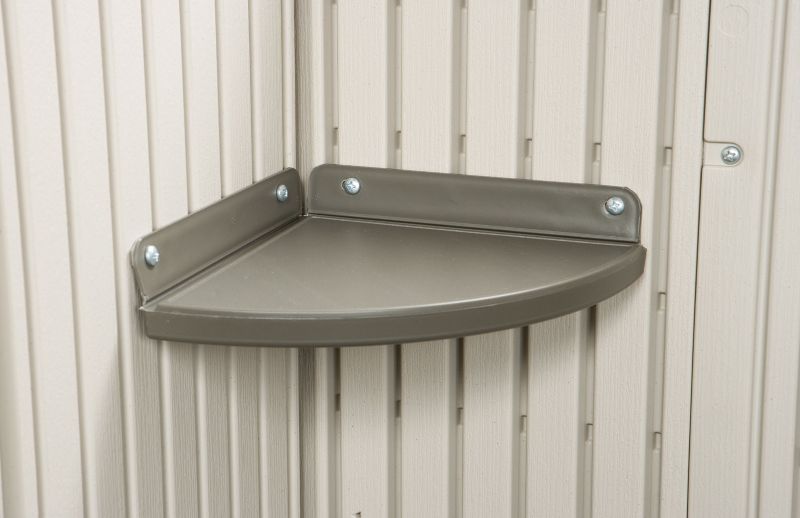 2 Corner Shelf Storage Shed Accessory Kit