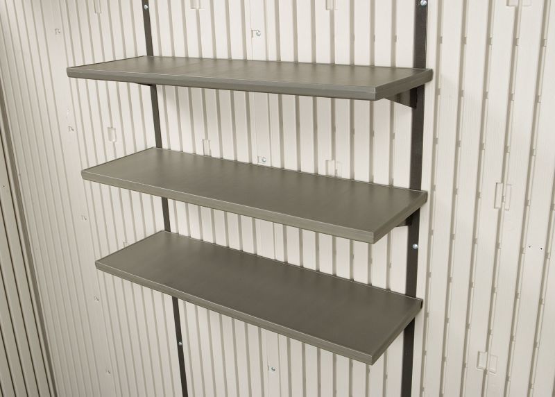 3 Piece 30in Shelf Storage Shed Accessory Kit