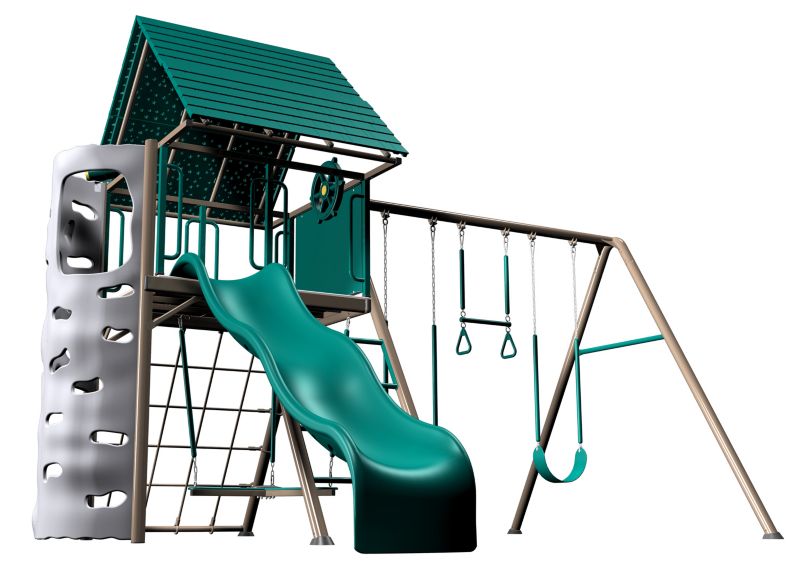 Lifetime A-Frame Metal Playset With Clubhouse