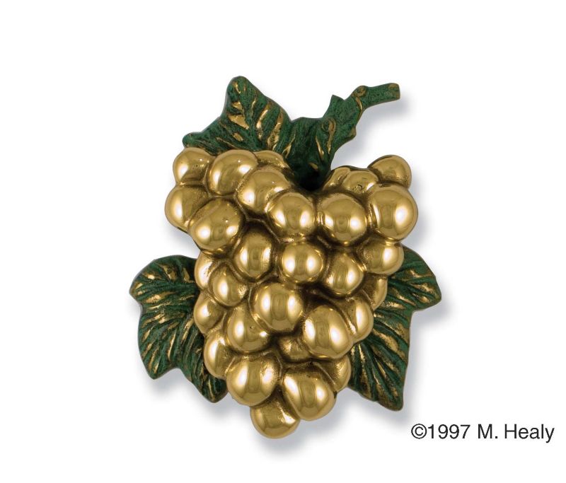 Brass Grapes Door Knocker
