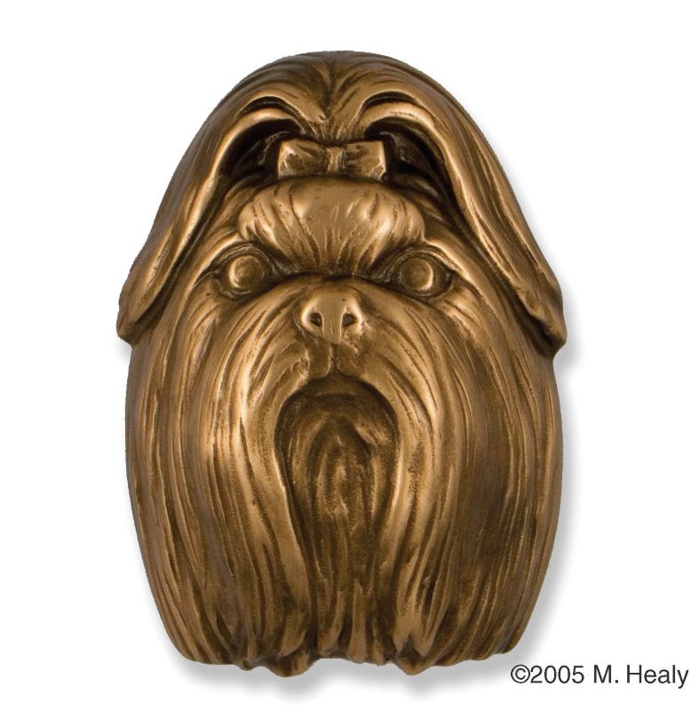 Shih Tzu Dog Head Door Knocker