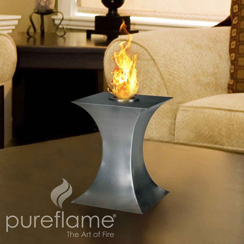 Concave Fire Table Top Fireplace