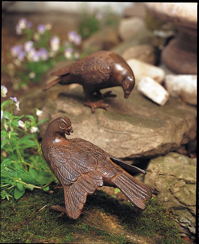 Bronzed Doves Pair