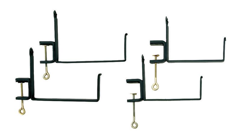 Clamp-On Flower Box Brackets