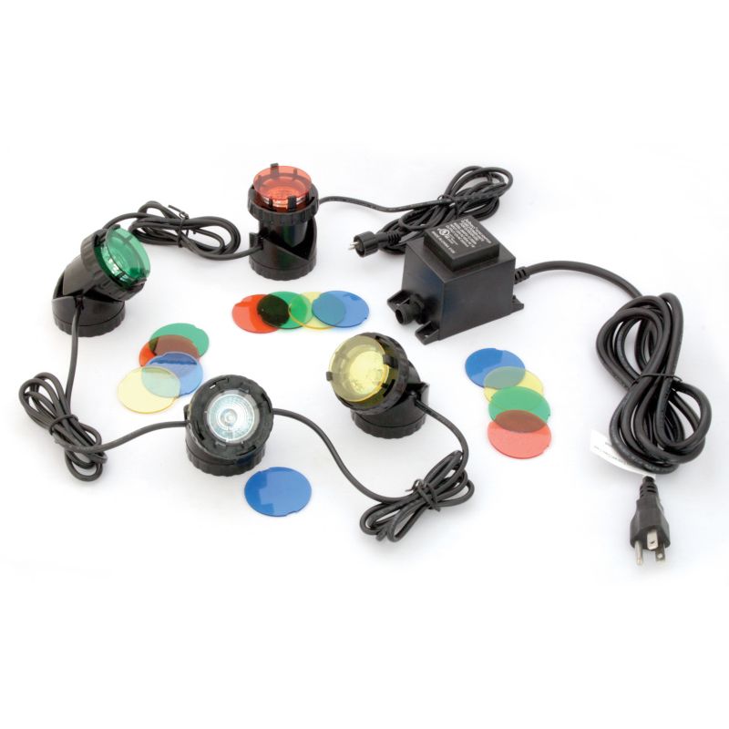 Koolscapes Pond Glo 4 Light Underwater Pond Light