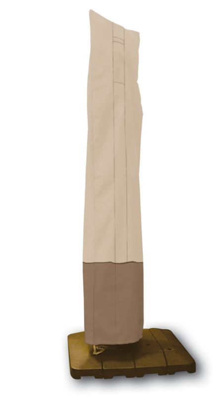 Veranda Offset Umbrella Cover Pebble