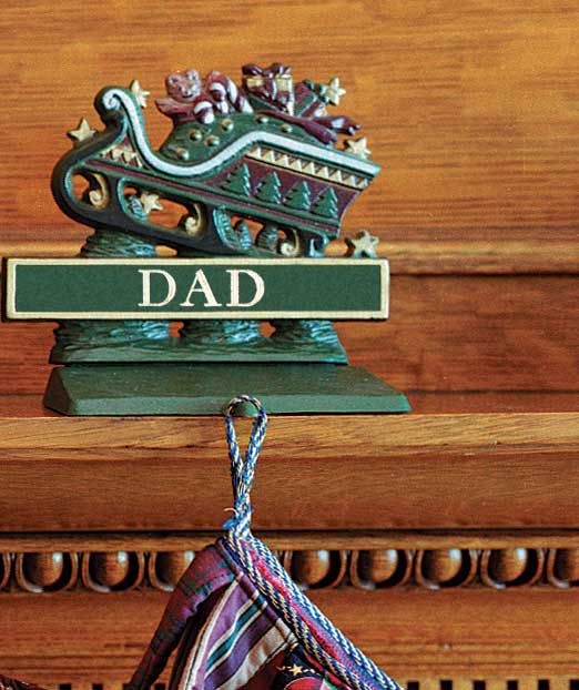 Personalized Stocking Sleigh Stocking Holder