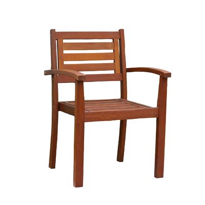 Merry Products Eucalyptus Stacking Chair
