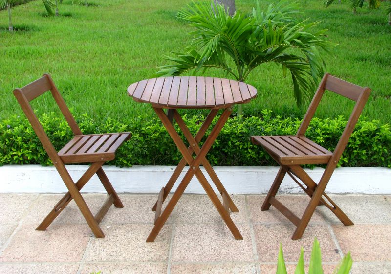 Merry Products Acacia Bistro Set