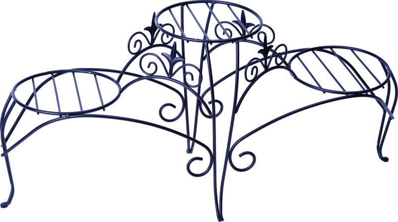 Panacea 3 Tiered Plant Stand With Finial