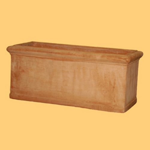Cassetta Liscia Clay Pot 10 Inch Height