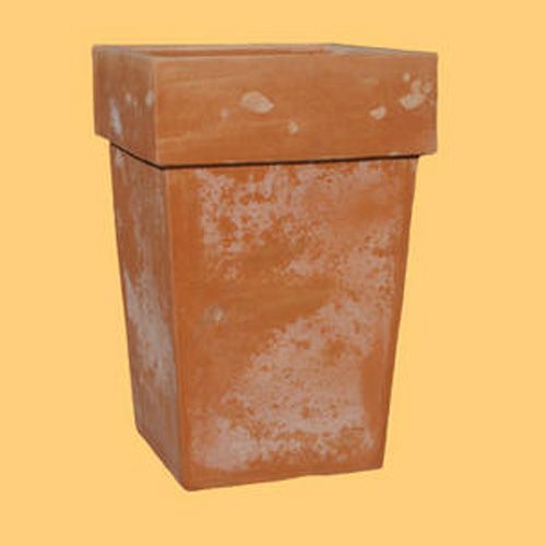 Vaso Quadro Moderno Clay Pot 12In x 14In x 19In