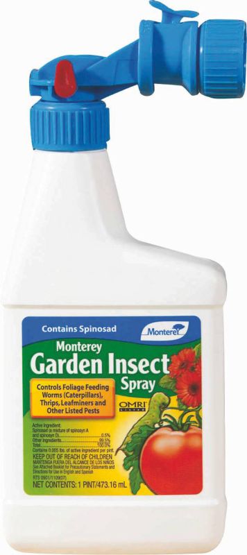 Garden Insect Spray Contains Spinosad