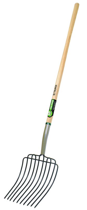 Trutough 10 Tine Manure Fork Long Handle