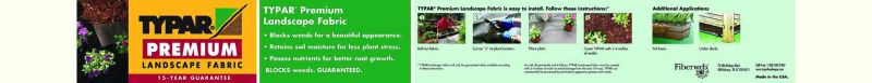 Typar 1.9Oz Premium Landscape Fabric