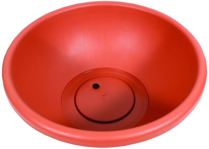 Akro Garden Bowl Clay With Removeable Drain Plugs