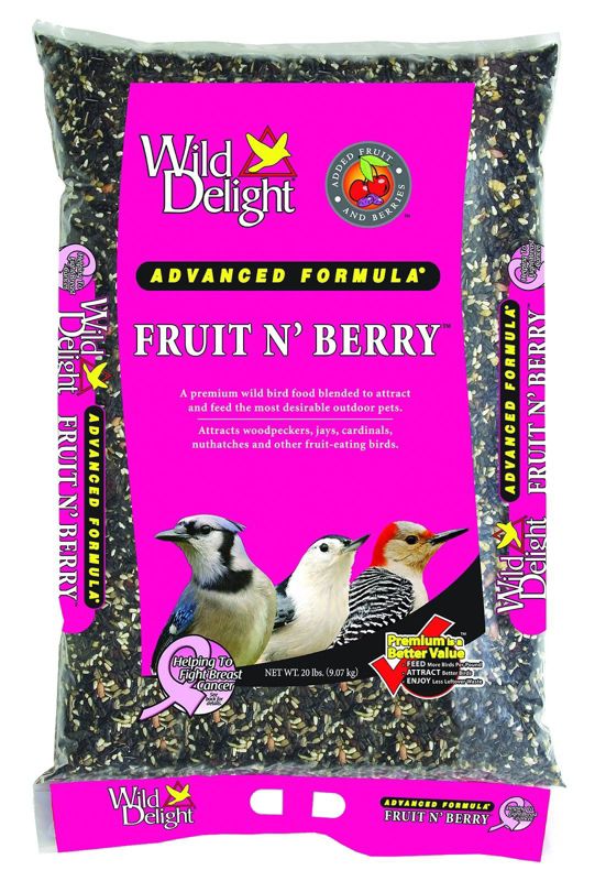 Wild Delight 20 lbs Fruit And Berry (DDC365200 719195365206 Wild Bird Supplies Bird Feeders) photo