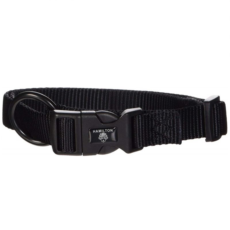Hamilton Adjustable Dog Collar XSmall Black