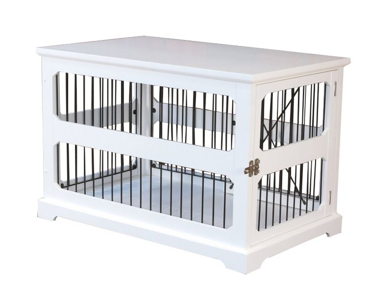 Merry Products Slide Aside Crate/End Table White