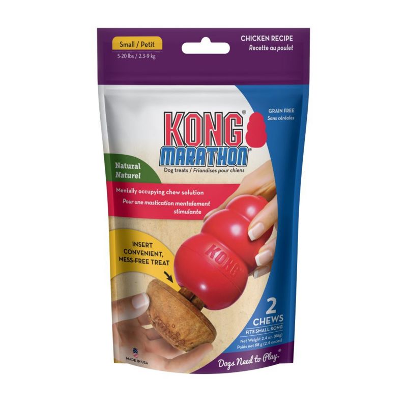 KONG Marathon Dog Treat 2pk Small Chicken