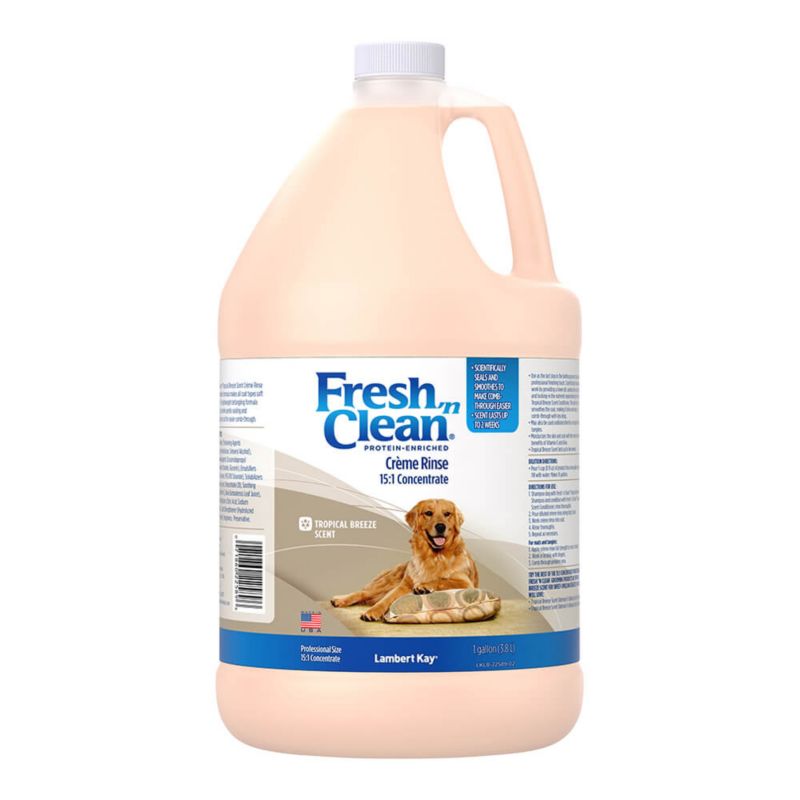 Fresh N Clean Creme Rinse Tropical Breeze Gallon