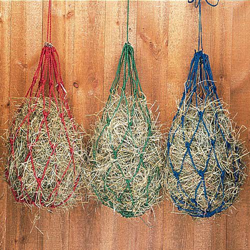 Nylon Knotted Hay Net Blue