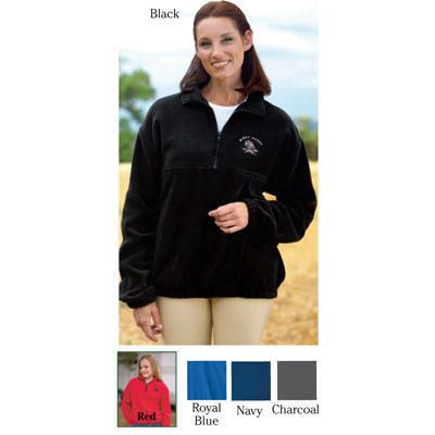 Quarter-Zip Pullover Letter-Motif