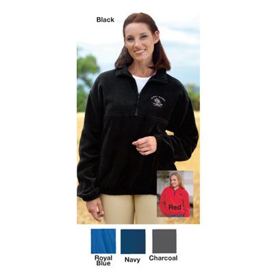 Quarter-Zip Pullover Letter-Motif