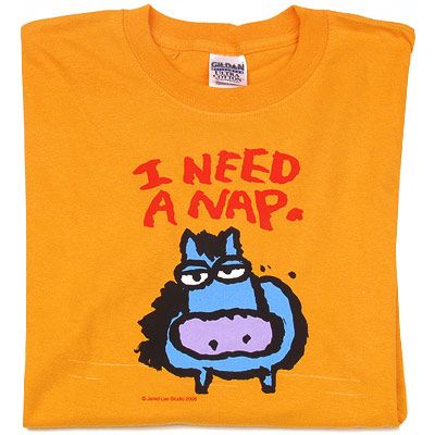 I Need A Nap Tee Youth Tangerine
