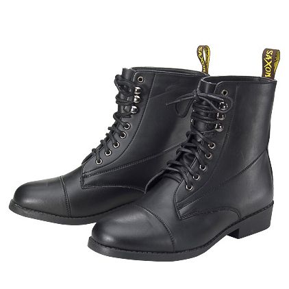 Saxon Childs Equileather Lace Paddock 10 Black Best Price