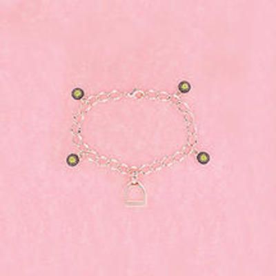 Green Stirrup Bracelet